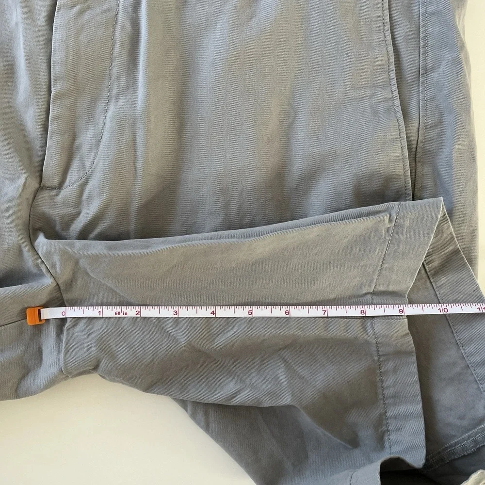 Banana Republic Size‎ 36 Aiden Short Gray Chino 100% Cotton Capsule Preppy